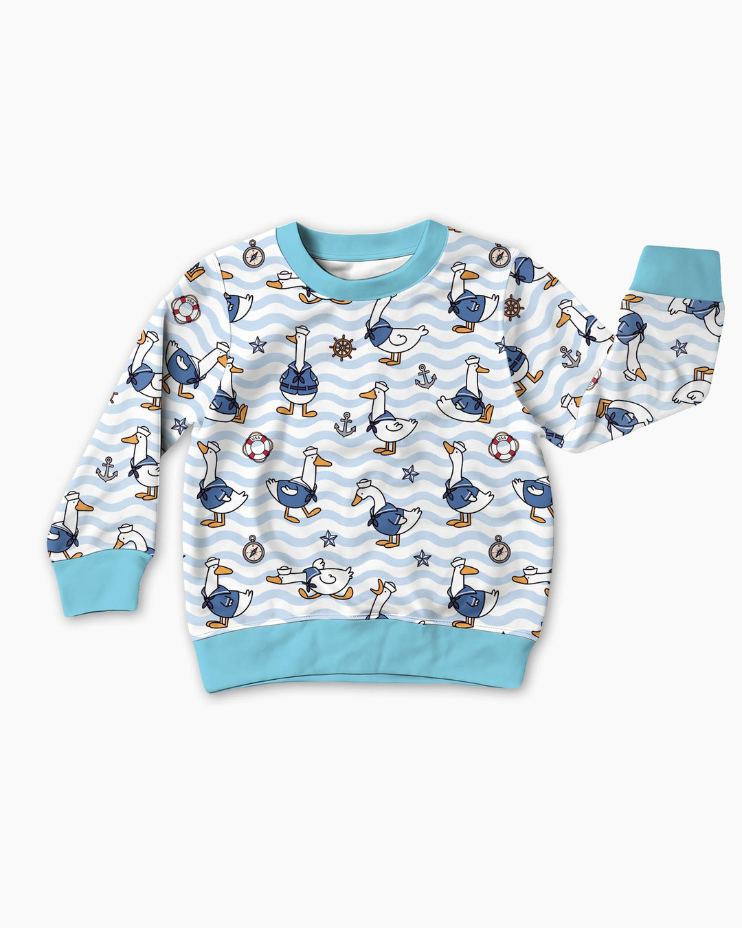 Sudadera de cuello redondo Bamboo Template