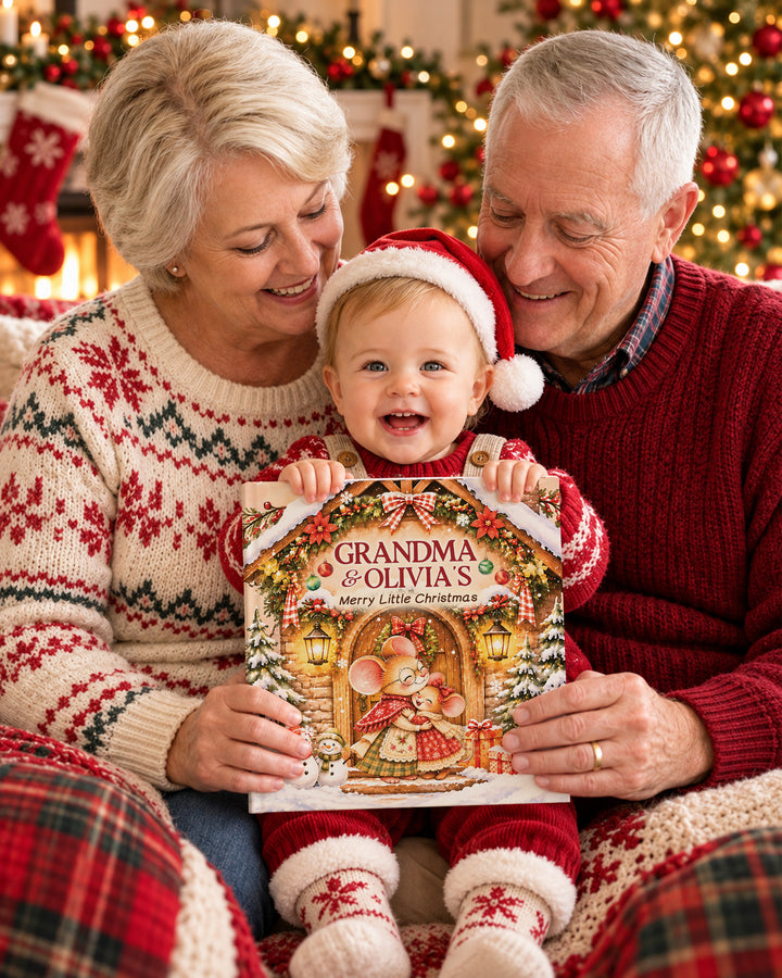 Personalized Grandma & Grandchild Christmas Book