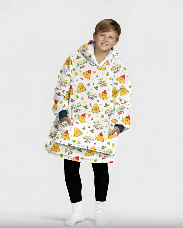 Lil Nacho Average Kid Tragbarer Bambus-Deckenhoodie