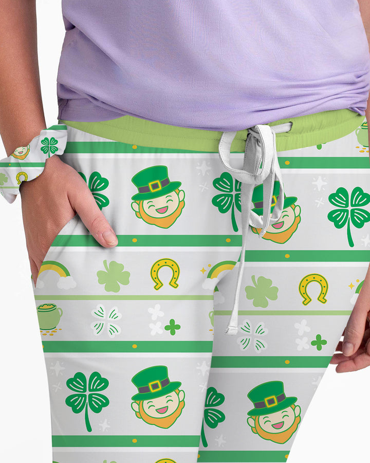 Happy Saint Patrick's Day Custom Women Pajama Set
