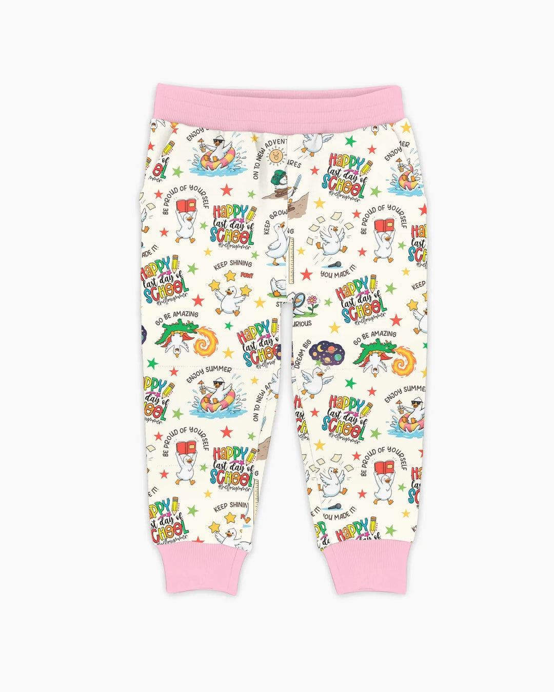 Silly Goose Happy Last Day of School Bamboo Jogger