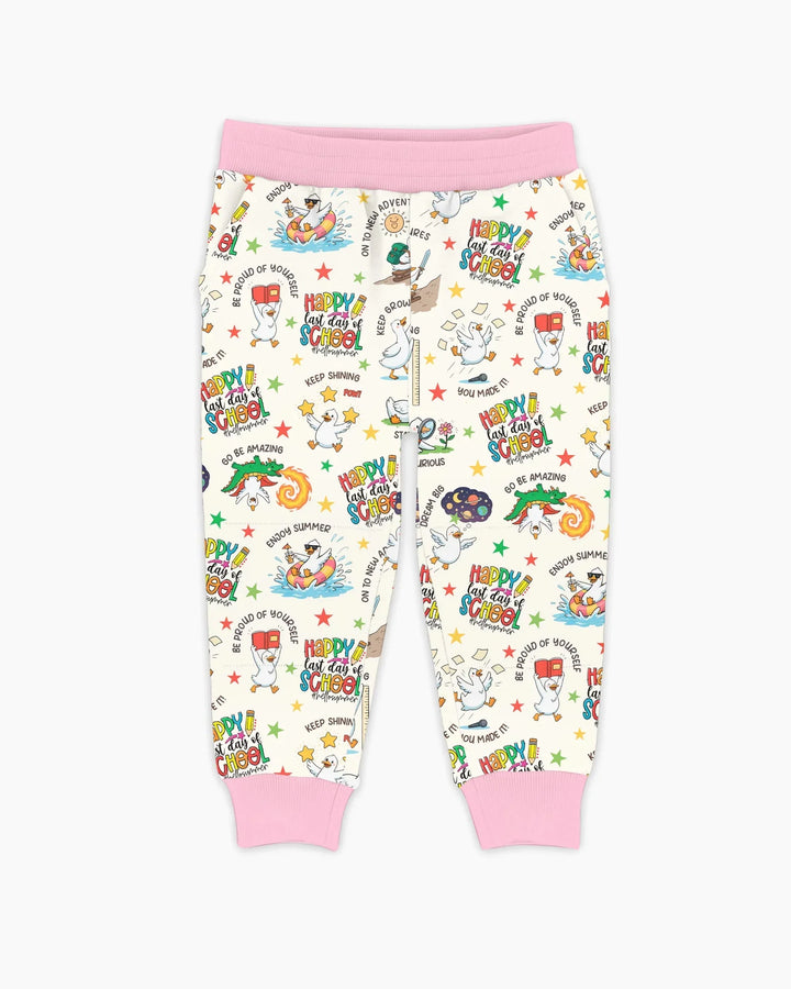 Silly Goose Happy Last Day of School Bamboo Jogger