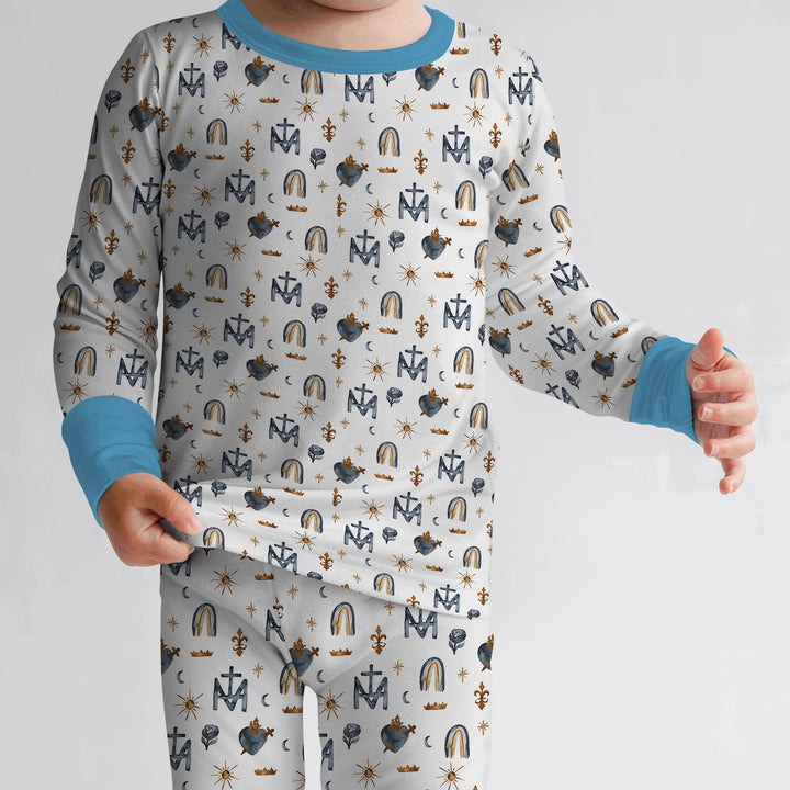 Sacred Blessings Two Piece Long Sleeve Pajama Set
