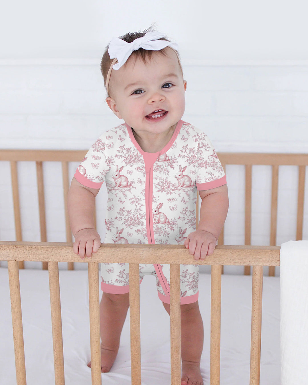 Easter Chinoiserie Toile de Jouy Shorty Zippy