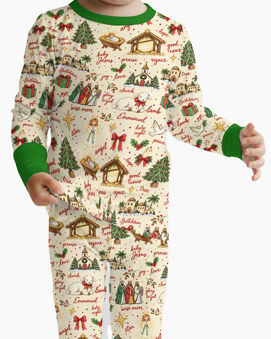 Tis The Season Family Matching Bamboo Two Piece Long Sleeve Pajama Set