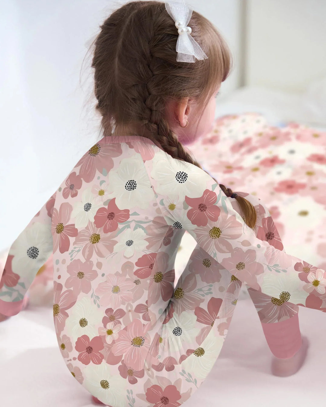 Gerippte Babykleidung mit individuellem Foto - Weich &amp; Skizzenhaft