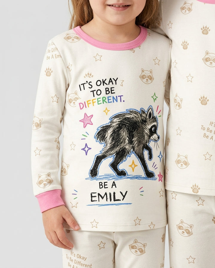 Jimothy The Raccoon Bamboo Two Piece Long Sleeve Pajama Set