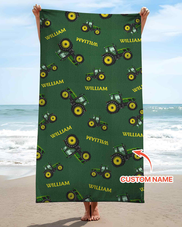 Vorlage personalisiertes Bambus-Strandtuch