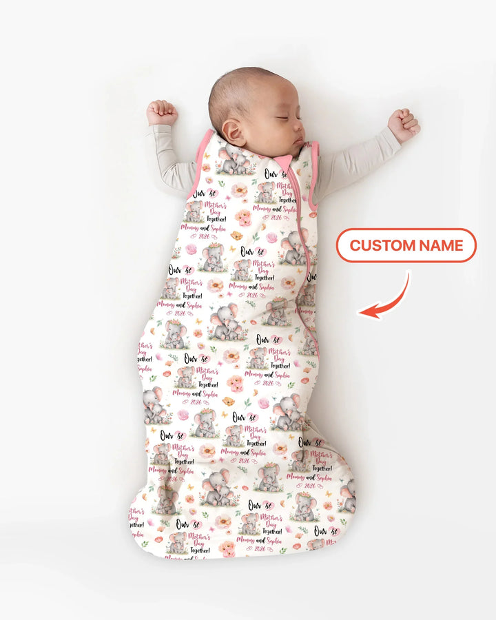 Personalized Our 1st Mother's Day Together Bamboo Sleep Bag