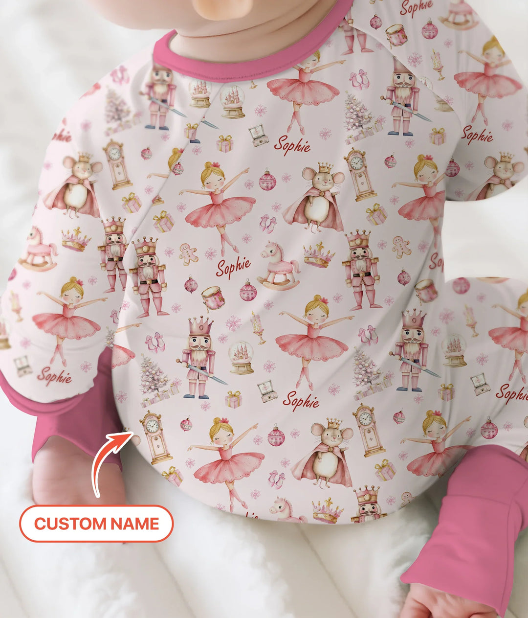 Custom Character "Ballerina Nutcracker Fairytale" Convertible Zippy