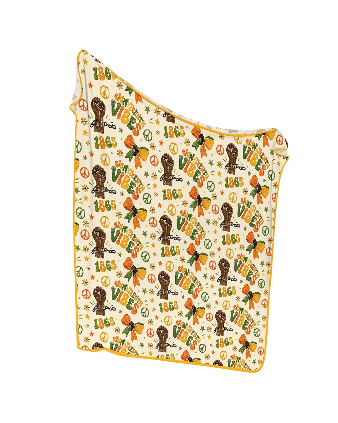 Juneteenth Vibes Vintage Bamboo Blanket