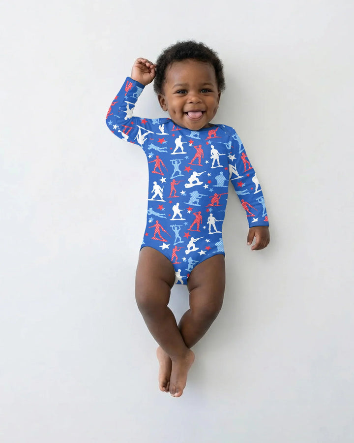 Army Toys 4th of July Bamboo Bodysuit