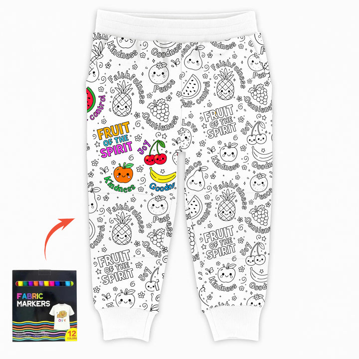 All Colorable Fruit of the Spirit Jogger