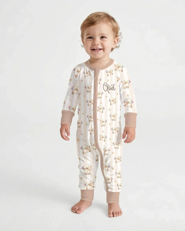 Child Of God Embroidered Baby Bamboo Convertible Zippy