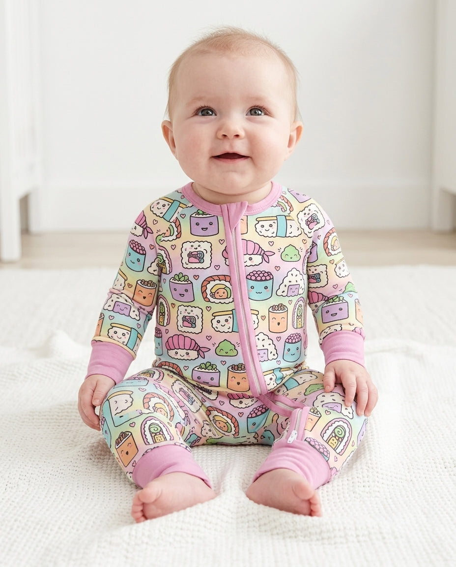 Kawaii Sushi Bamboo Convertible Zippy