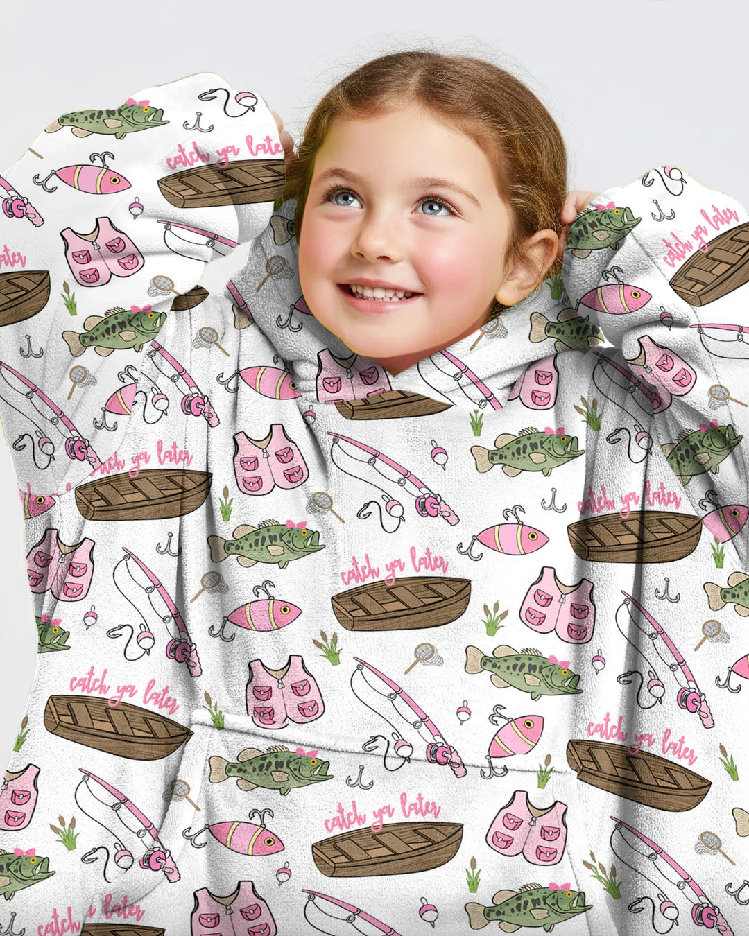 Catch Ya Later Wearable Bamboo Blanket Hoodie