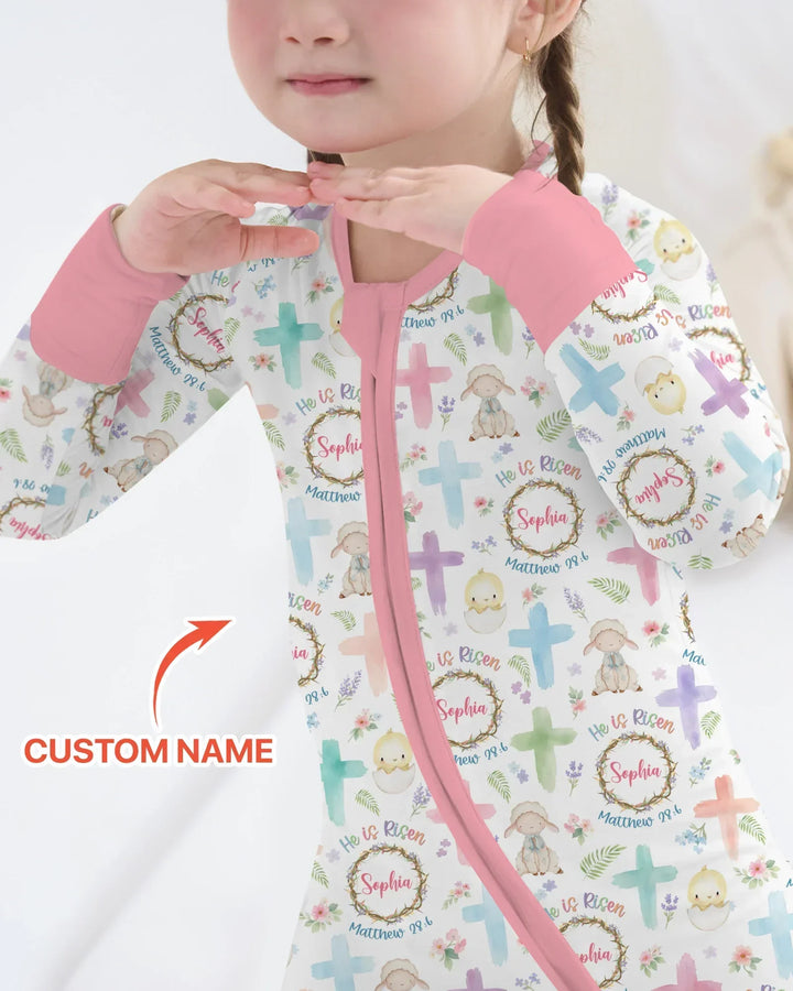 He Is Risen Personalized Convertible Zippy