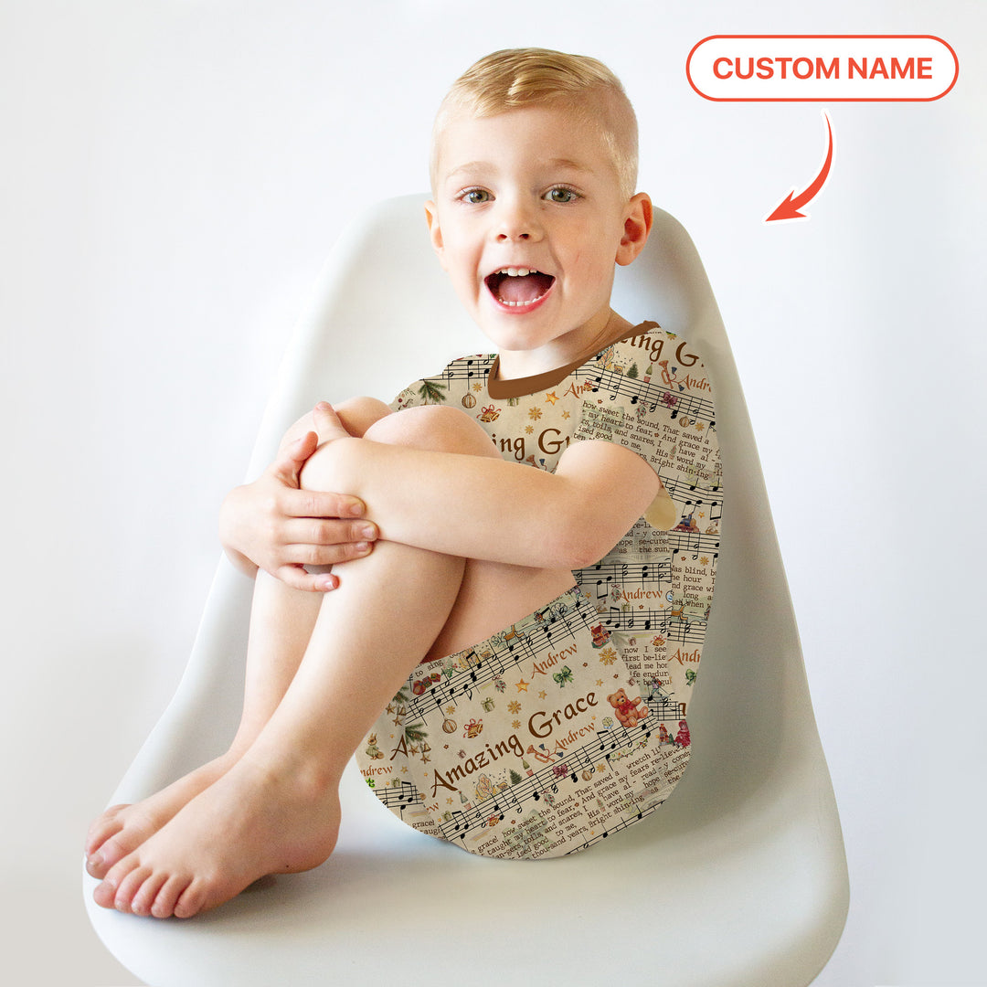 Zweiteiliges Pyjama-Set mit kurzen Ärmeln und Shorts im Sommer-Design