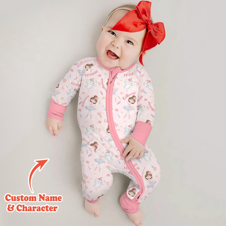 Custom Name Ballerina Doll Convertible Zippy