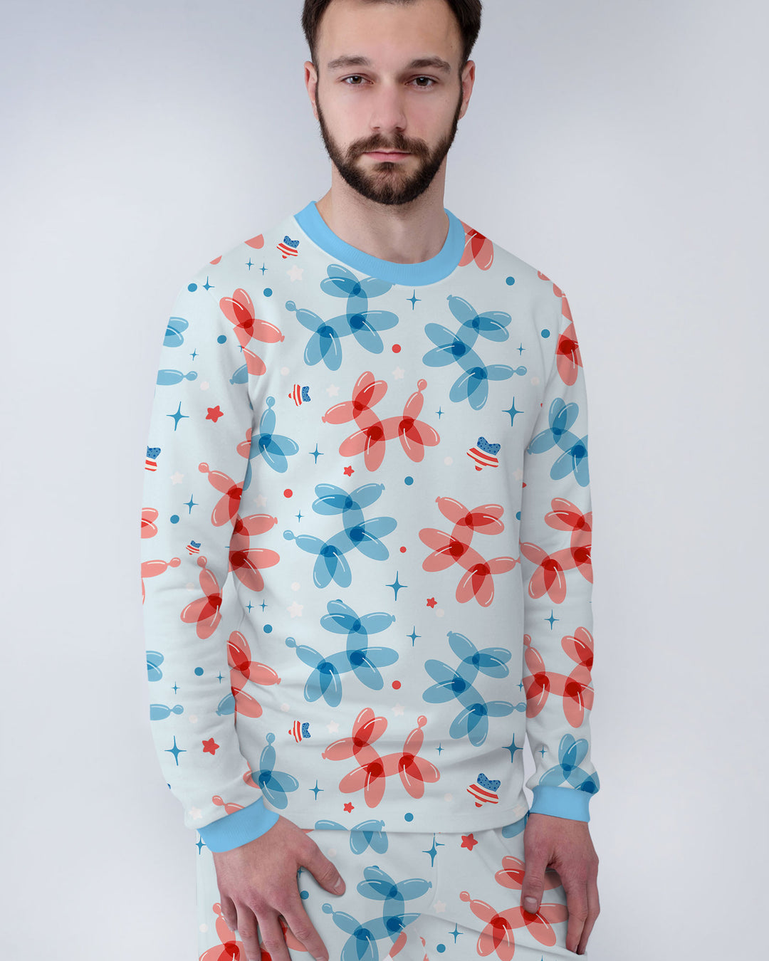 plantilla Conjunto de Pijama de Bambú para Hombre