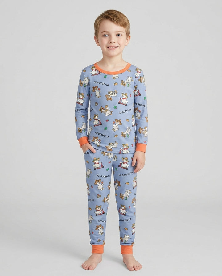 Me-Goose-Ta Bamboo Two Piece Long Sleeve Pajama Set