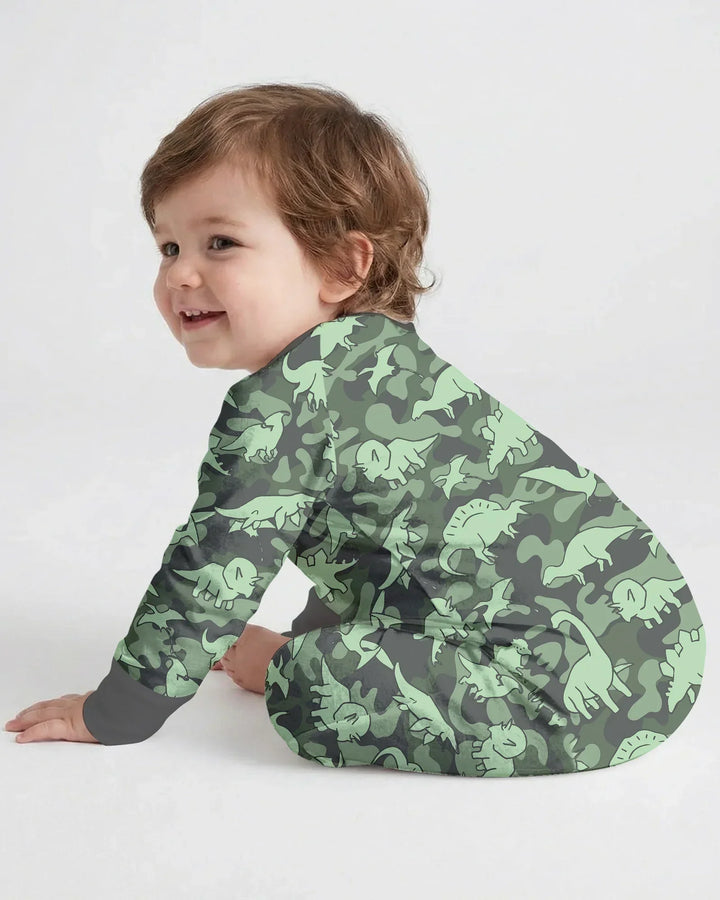 Custom Name Embroidered Matching With Dadasaurus Bamboo Convertible Zippy