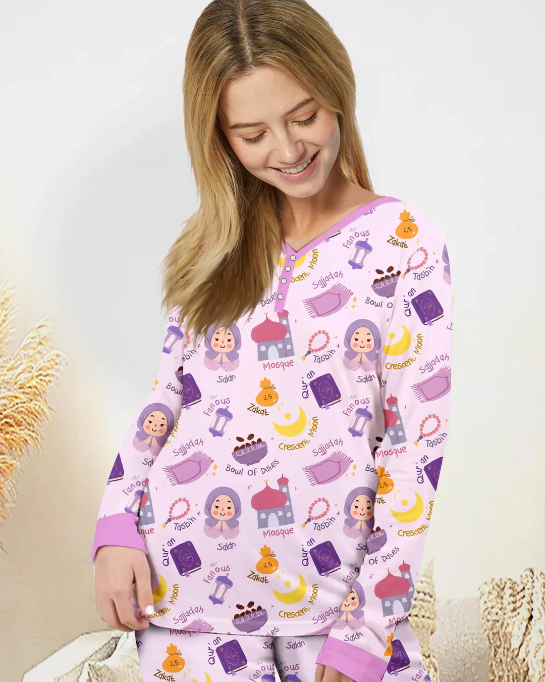 Happy Ramadhan Women Pajama Set