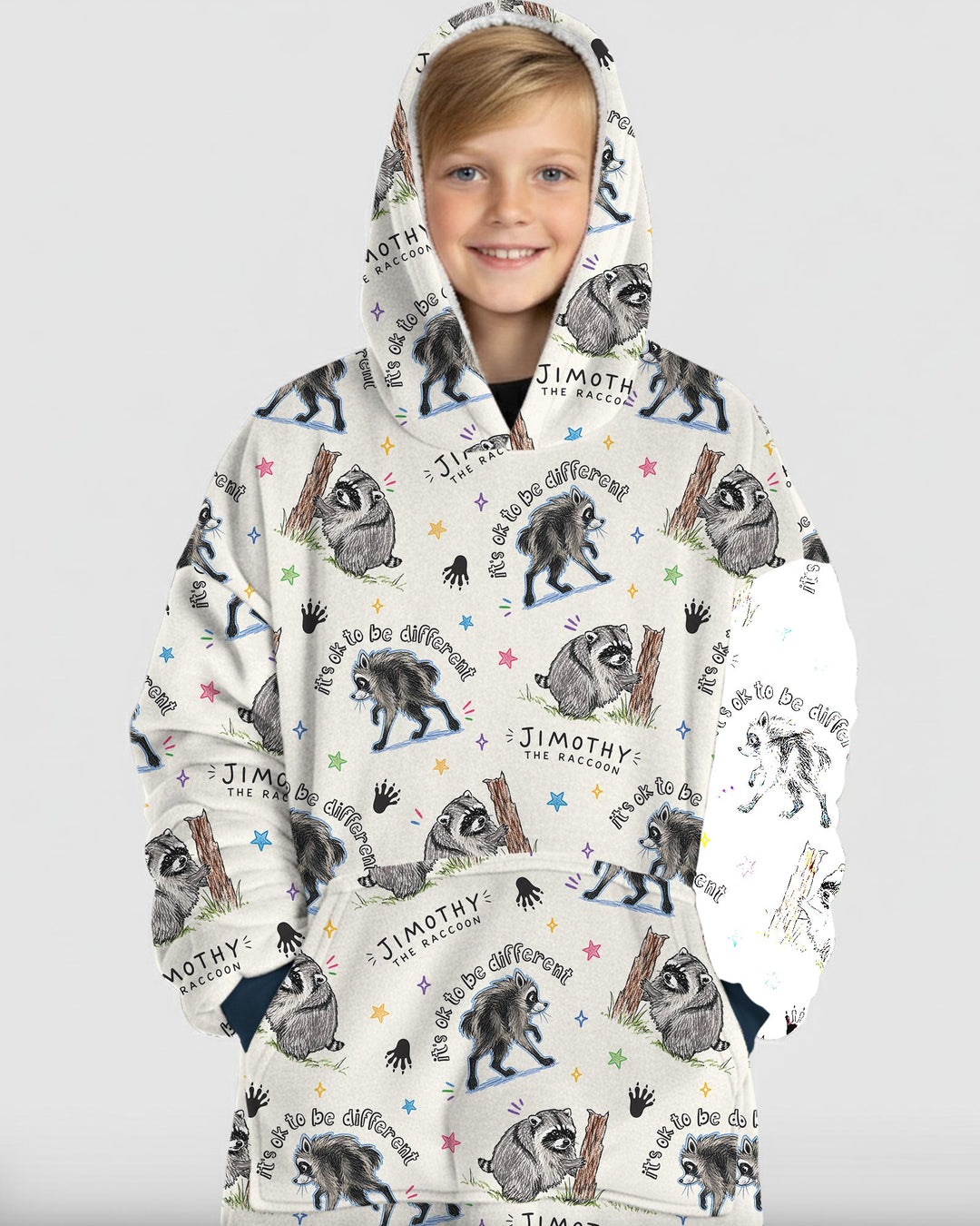It's Okay to be Jimothy Bamboo Blanket Hoodie