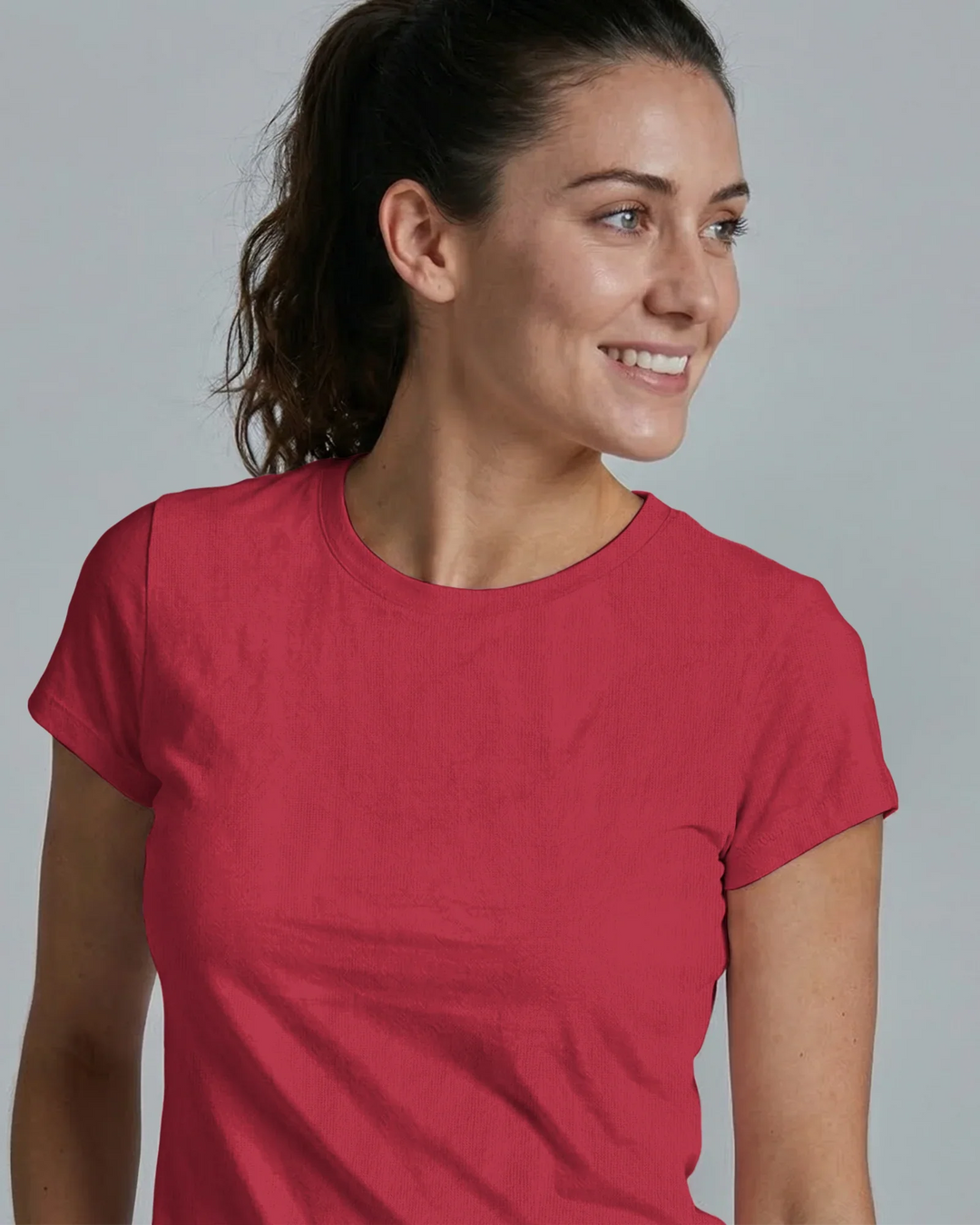 Solid Color Bamboo Women T-Shirt