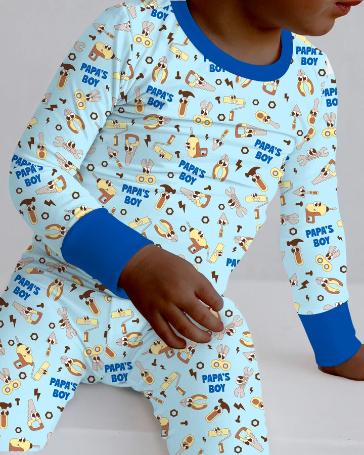 Fixer of All Things Dad Club Bamboo Two Piece Long Sleeve Pajama Set