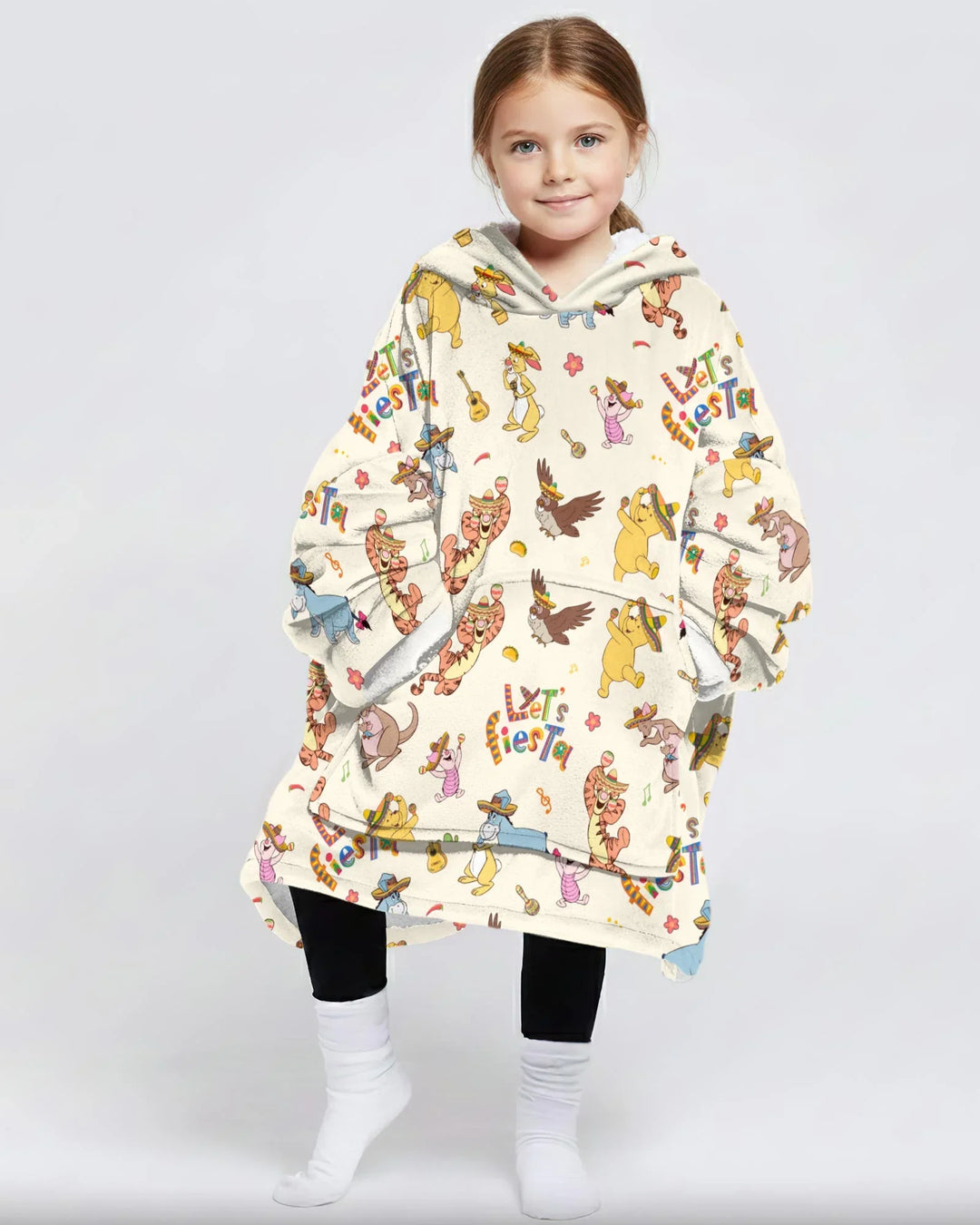 Let's Fiesta Wearable Bamboo Blanket Hoodie