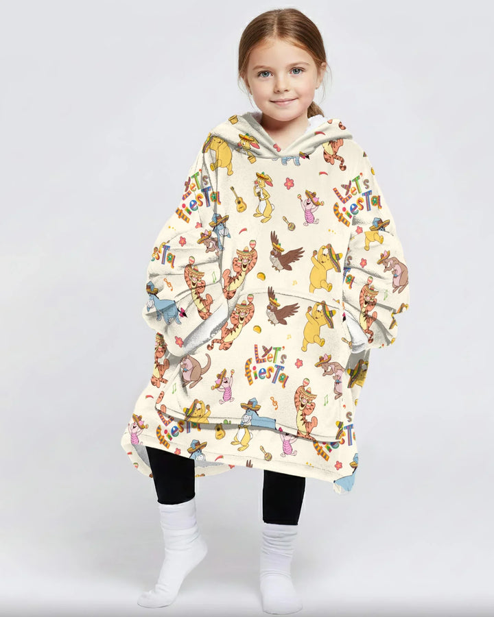 Let's Fiesta Wearable Bamboo Blanket Hoodie