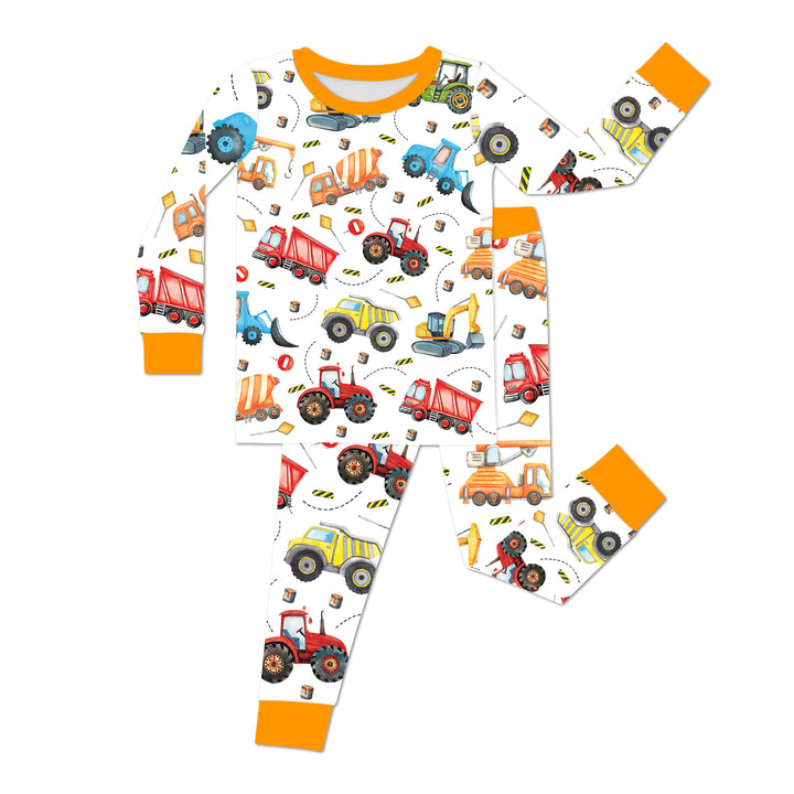 Tiny Builders Two Piece Long Sleeve Pajama Set