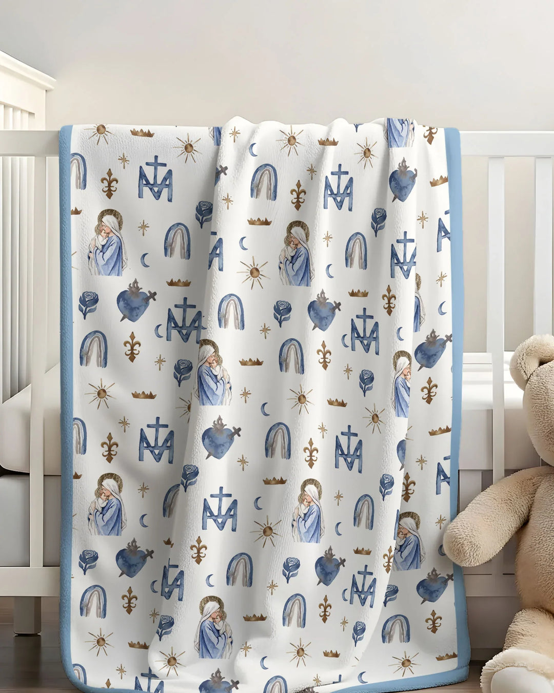 Little Ave Maria Bamboo Blanket