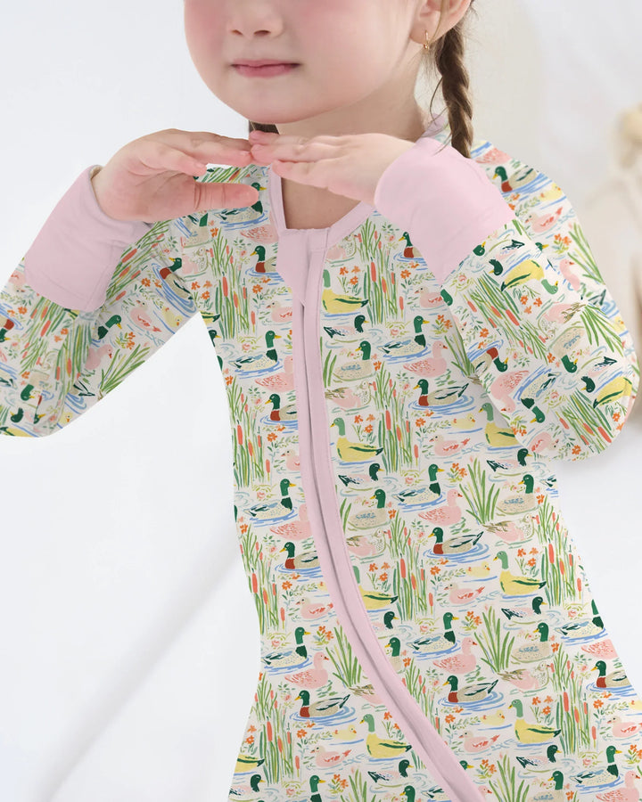 Whimsical Mallard Duck Bamboo Convertible Zippy