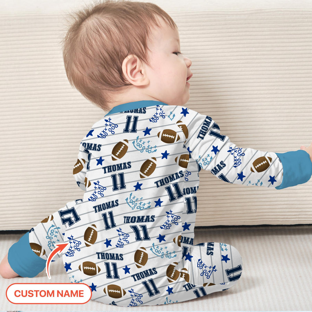 Custom Name Football Time Convertible Zippy