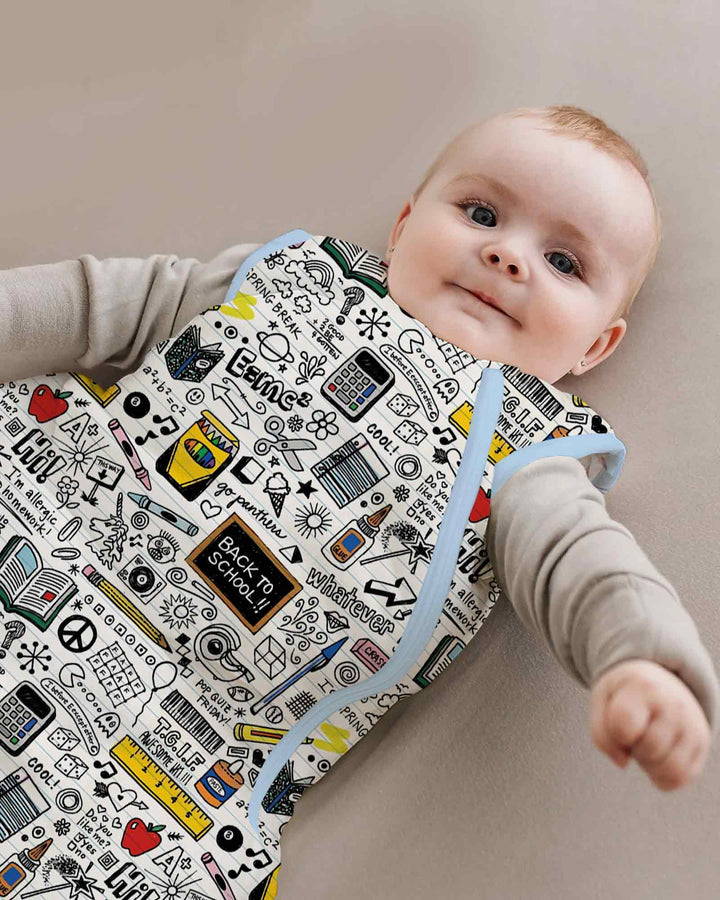 School Days Doodles Bamboo Sleep Bag