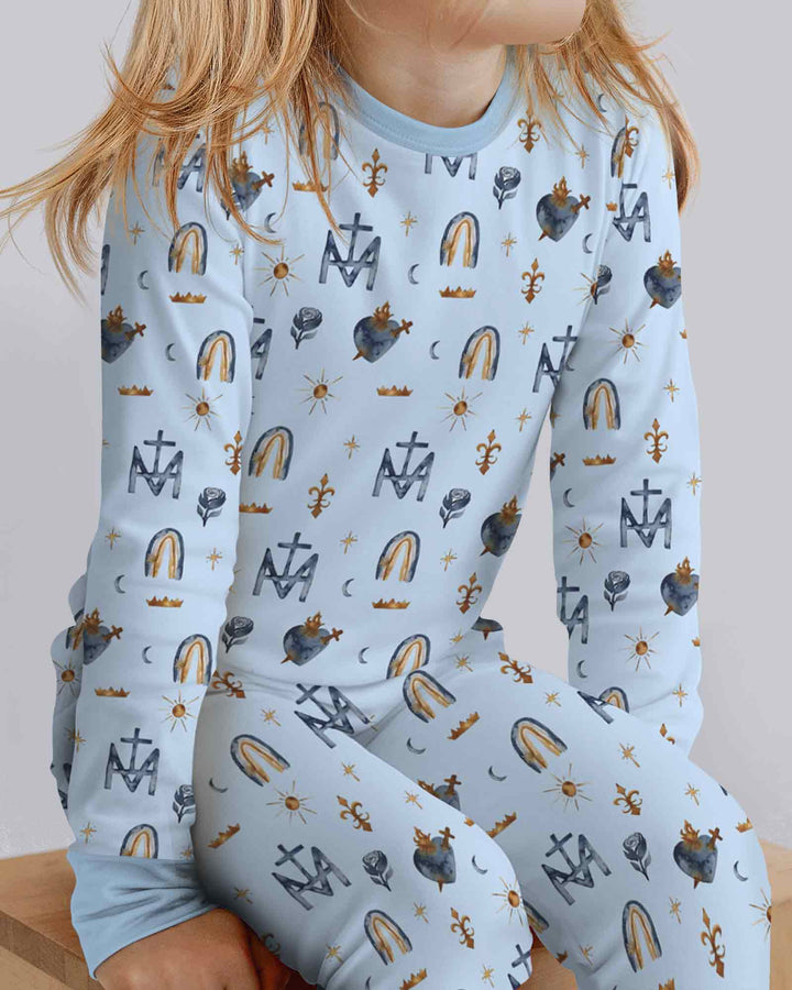 Immaculate Heart Bamboo Two Piece Long Sleeve Pajama Set