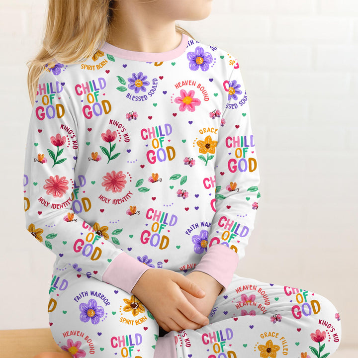 Child of God Two Piece Long Sleeve Pajama Set