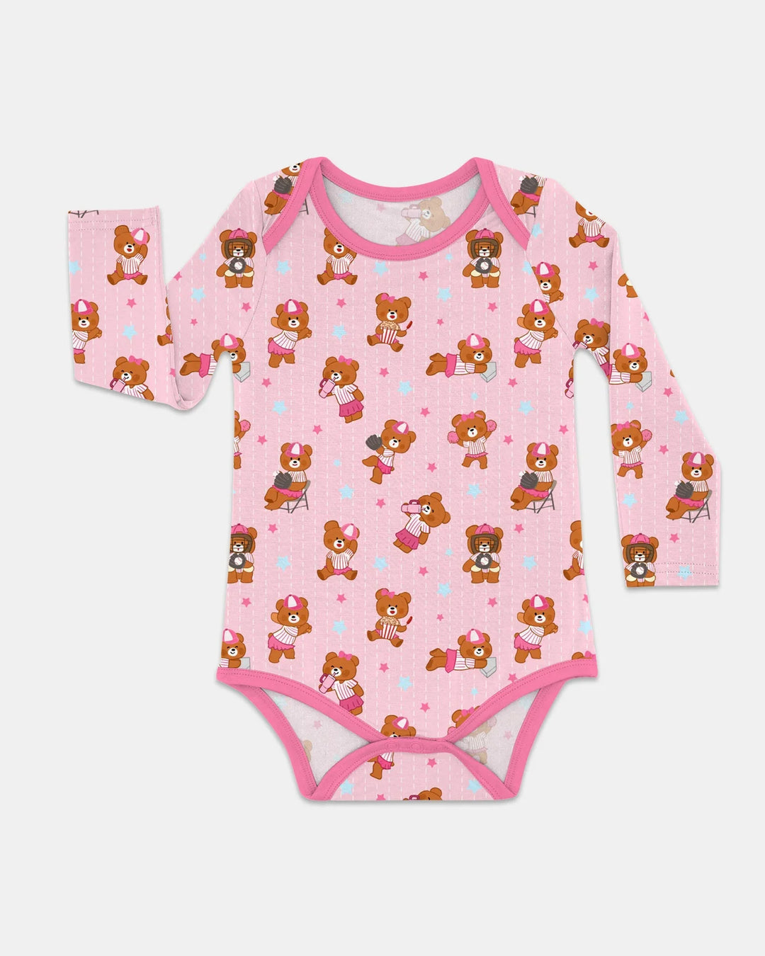 Born To Play Baseball Bamboo Bodysuit