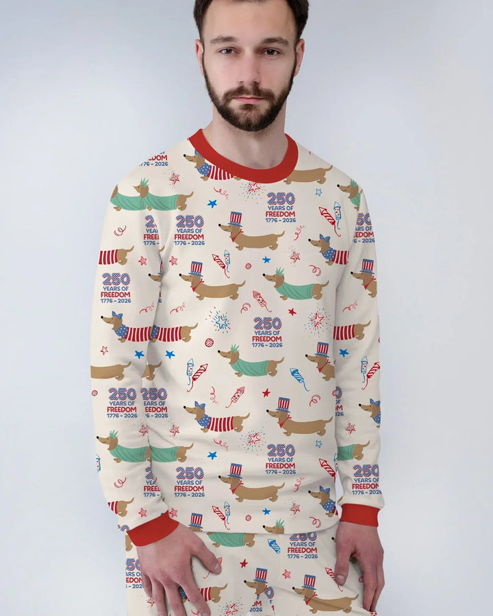 250 Years Of Freedom Bamboo Men's Pajama Set