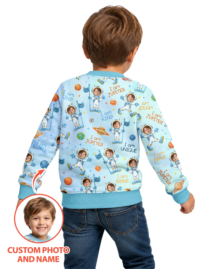 Custom Template Bambus-Rundhals-Sweatshirt