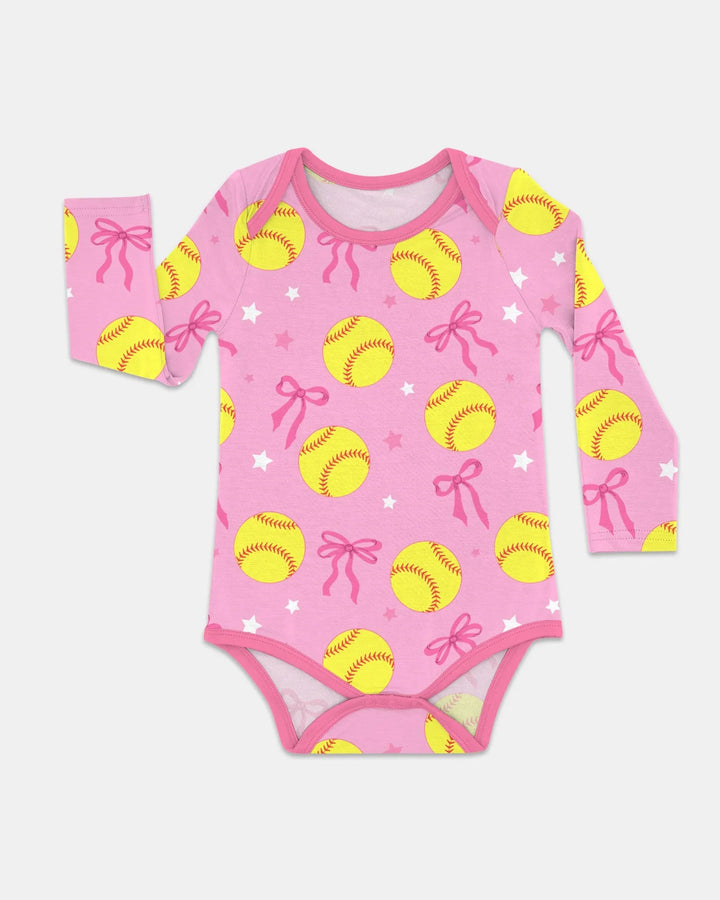 Softball Lovers Bamboo Bodysuit