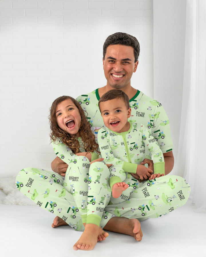 Daddy Golf Team Two Piece Short Sleeve Pajama Set