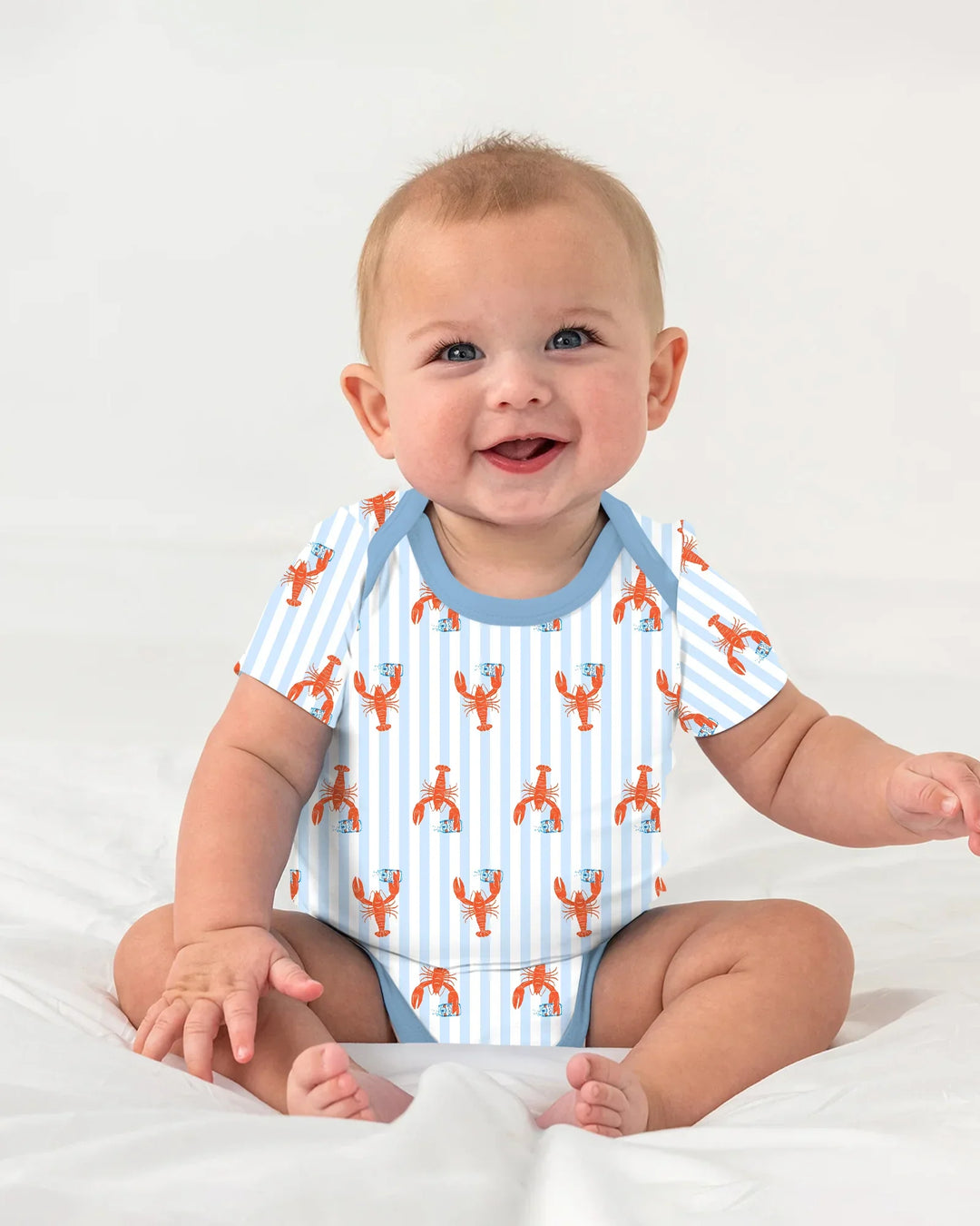 Gerippte Babykleidung mit individuellem Foto - Weich &amp; Skizzenhaft