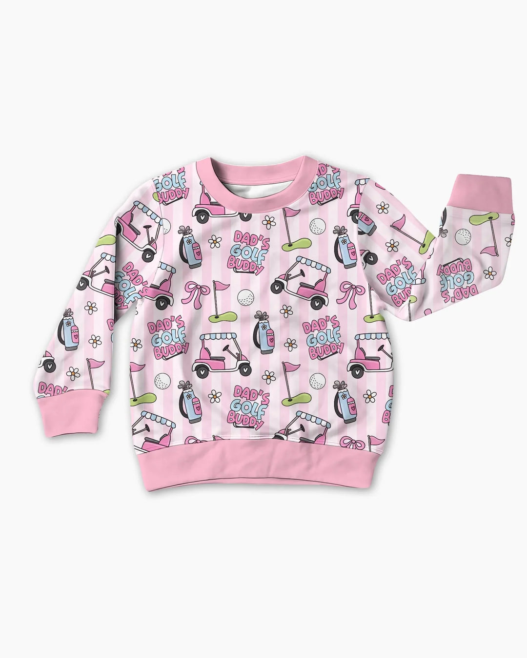 Dad's Golf Buddy Bamboo Crewneck Sweatshirt