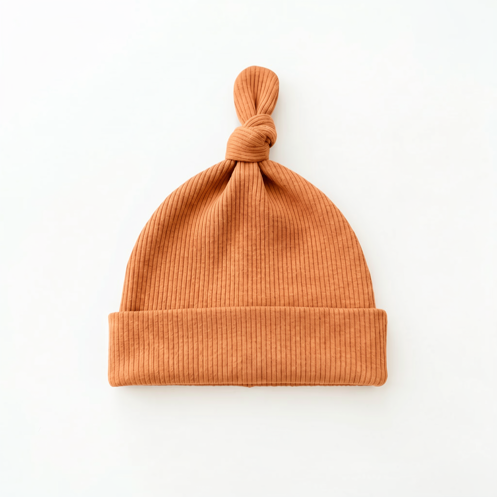 Ribbed Bamboo Knotted Hat