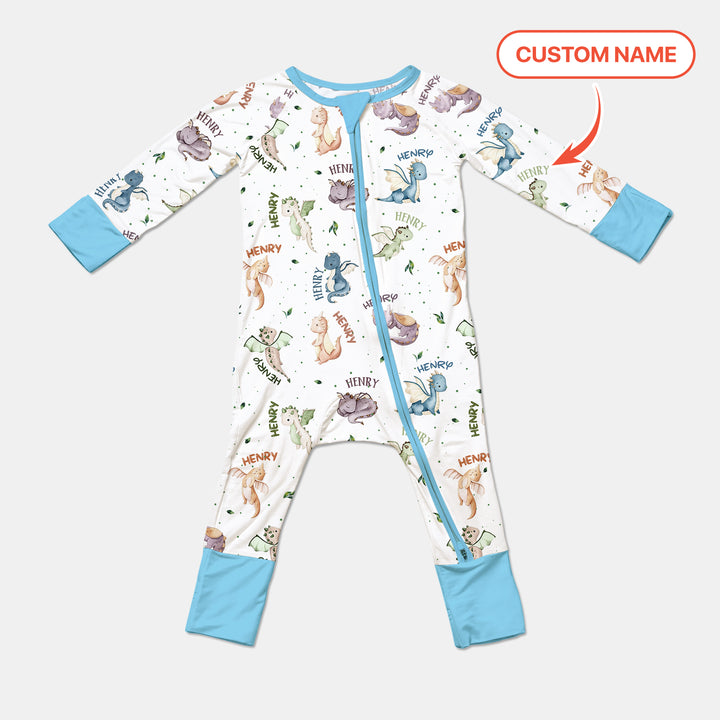 Sweet Baby Dragons Custom Name Convertible Zippy