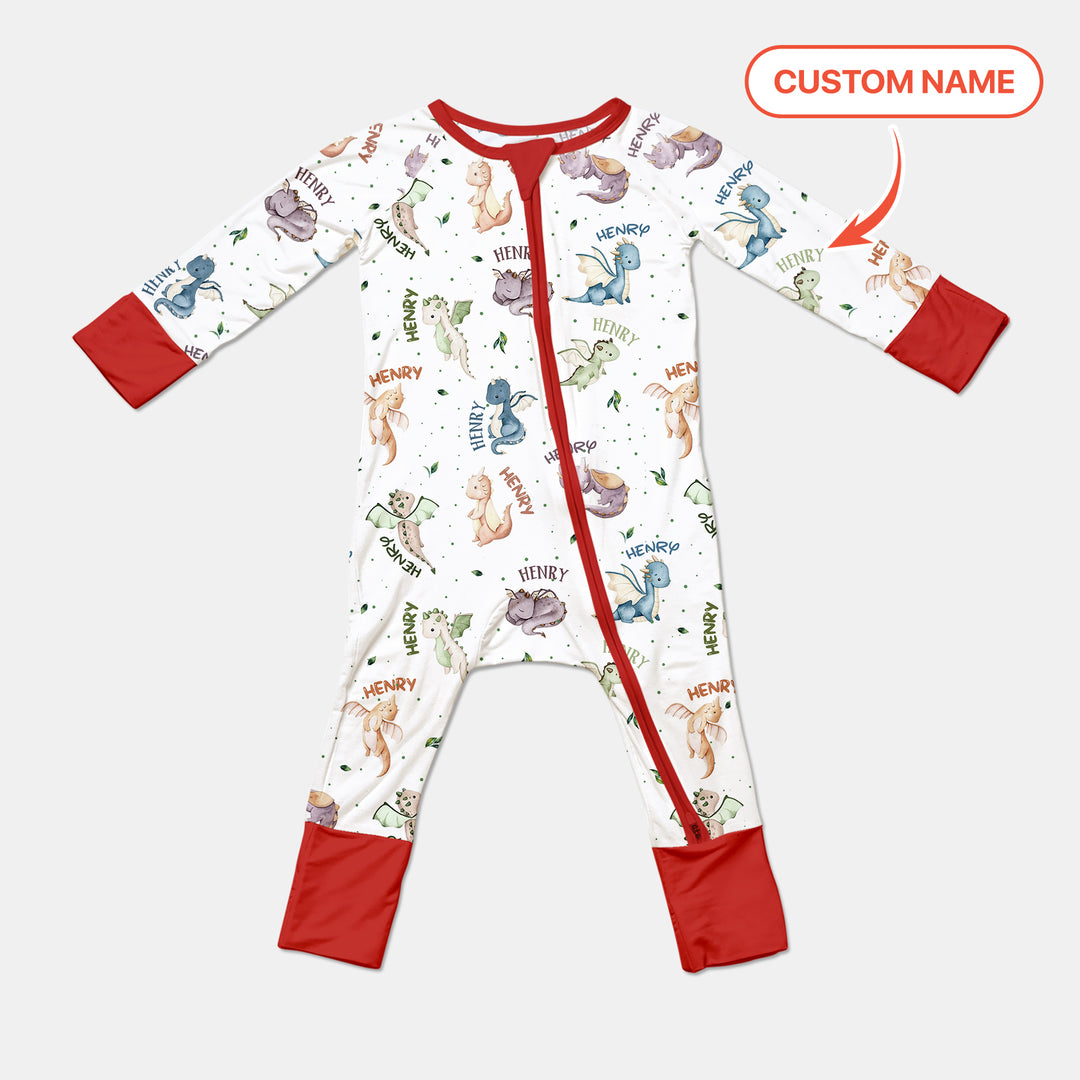 Sweet Baby Dragons Custom Name Convertible Zippy