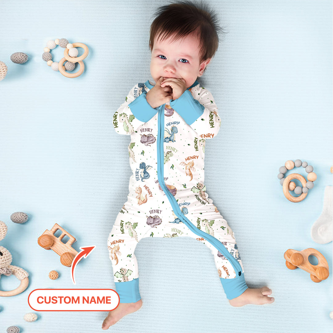 Sweet Baby Dragons Custom Name Convertible Zippy